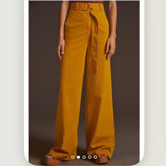 Anthropologie Essentiel Antwerp Wide-Leg Beach Pants NEW Size 10 - Picture 3 of 10